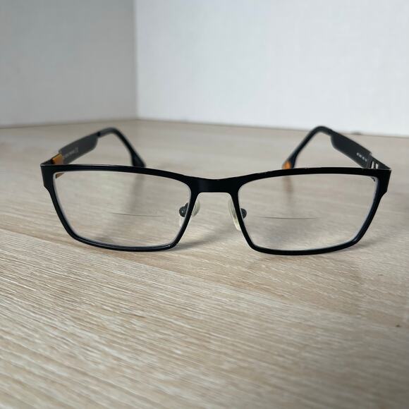 Hugo Boss Orange BO 0001 003 Eyeglasses READ Frames Only Metal Black 53-16-140 - Picture 2 of 10